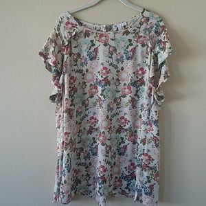 Daniel Rain cap sleeve blouse